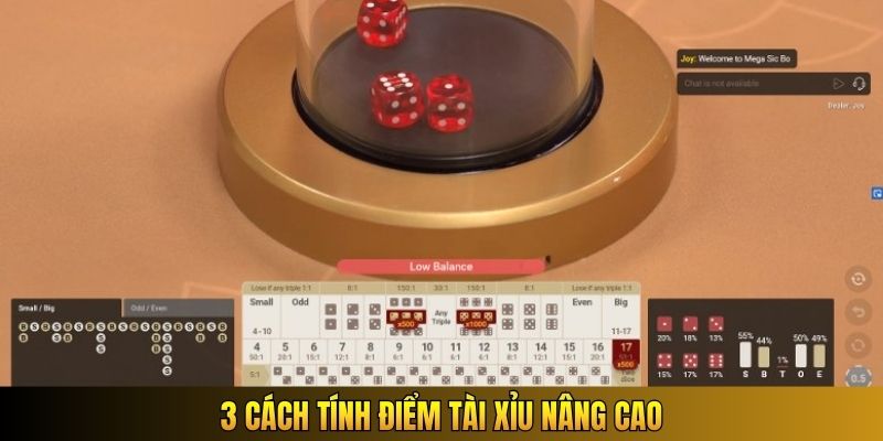 3 cách tính điểm Tài Xỉu nâng cao